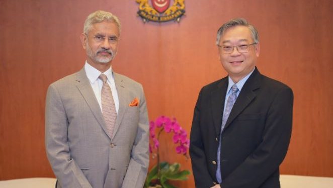 India - Singapore - S Jaishankar - Gan Kim Yong