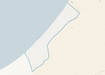 Israel Gaza map
