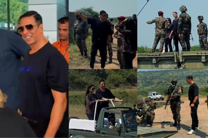 Akshay Kumar pay tribute to Indian army, celebrates Diwali with jawans