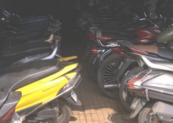 Bhubaneswar traffic police seize vehicles