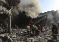Warplanes strike Gaza refugee camp as Israel rejects US push for pause in fighting