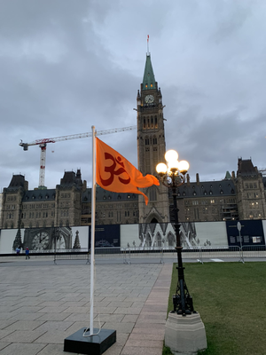 Indo-Canadian MP raises Hindu flag, hosts Diwali on Parliament Hill