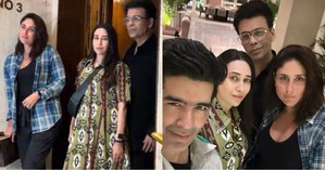 Kareena, Karisma, Karan Johar radiate 'comfort and love' at Manish Malhotra's house