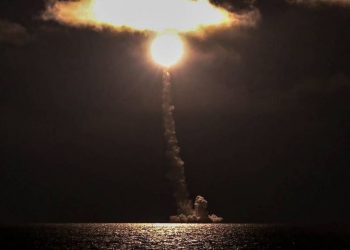Russian Military test-fires ballistic missile