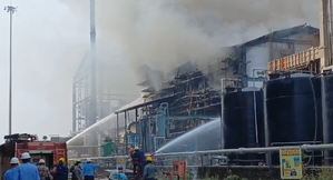 pharma factory fire