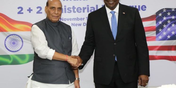 Rajnath Singh - Llyod Austin - India - US