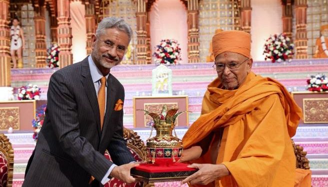 S Jaishankar - BAPS Shri Swaminarayan Mandir