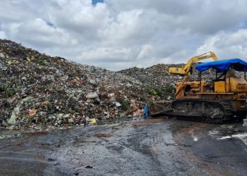 Sainik School dumping yard in Bhubaneswar