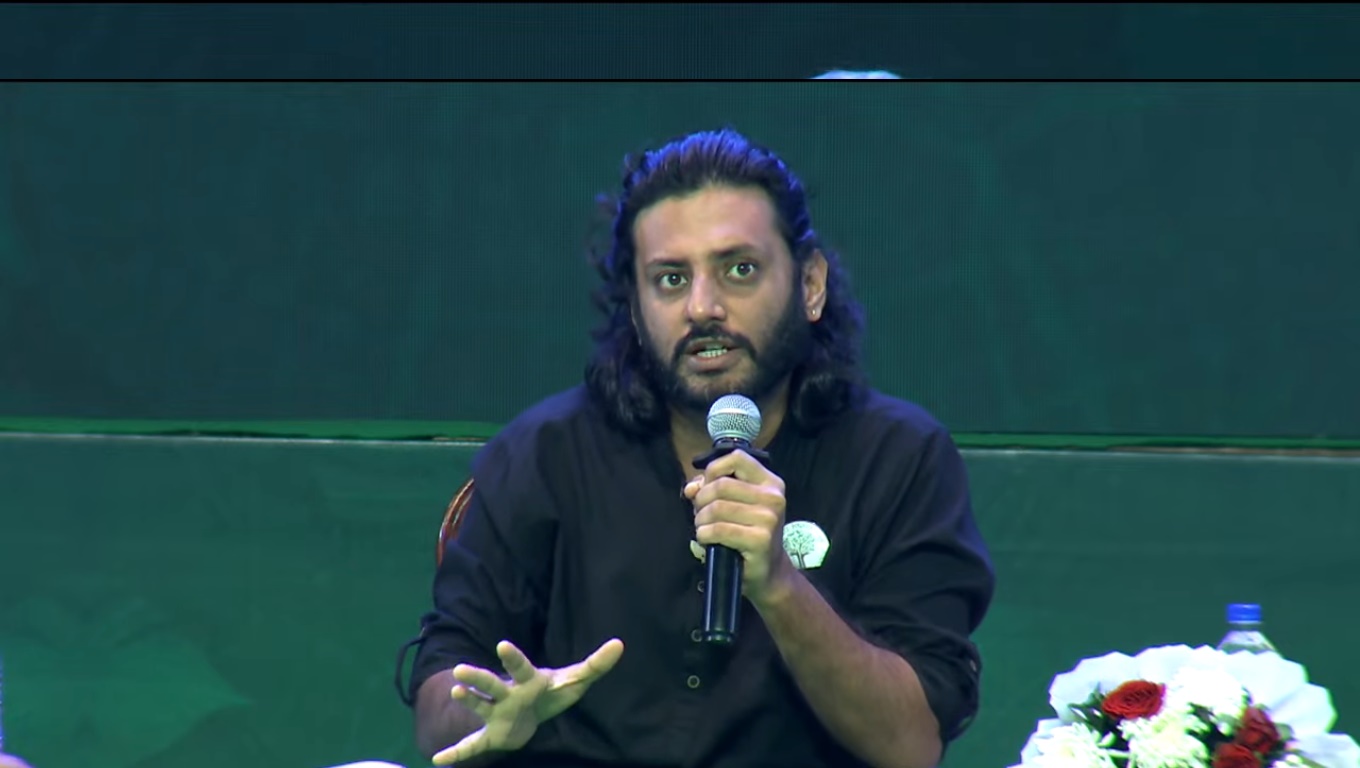 Environment activist & founder of Environmental Foundation of India (EFI) Arun Krishnamurthy addresses the conclave