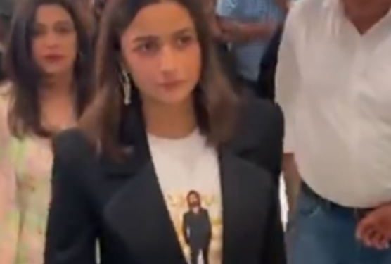 Alia draws flak from netizens as she dons Ranbir's 'Animal' themed tee; fans say 'copying Deepika'