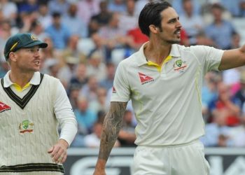 David Warner - Mitchell Johnson