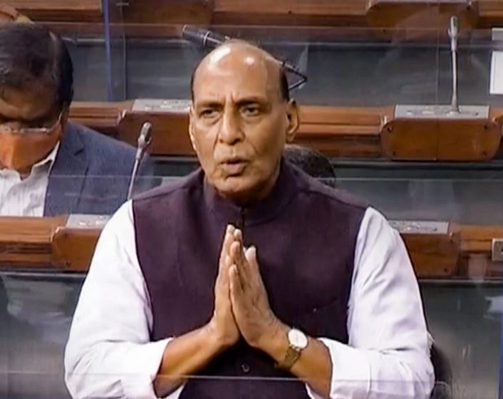 Defence Minister Rajnath Singh