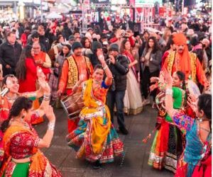 Garba in Times Square