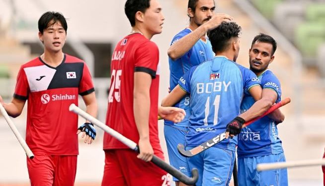 India - Korea - FIH Junior Men's Hockey WC