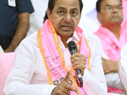 Congress ahead in Telangana, KCR trailing in Kamareddy