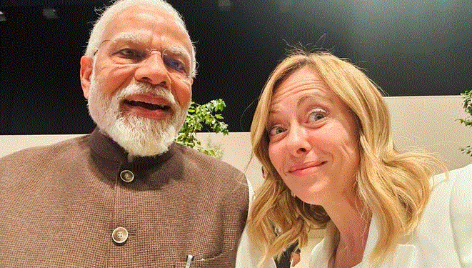 PM Modi to Italian counterpart Giorgia Meloni