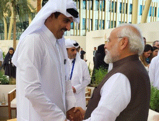 PM Modi meets Qatar's ruler, discusses well-being of Indian community