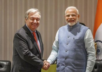 Narendra Modi meets Antonio Guterres in the sidelines of UN Climate Summit, UAE