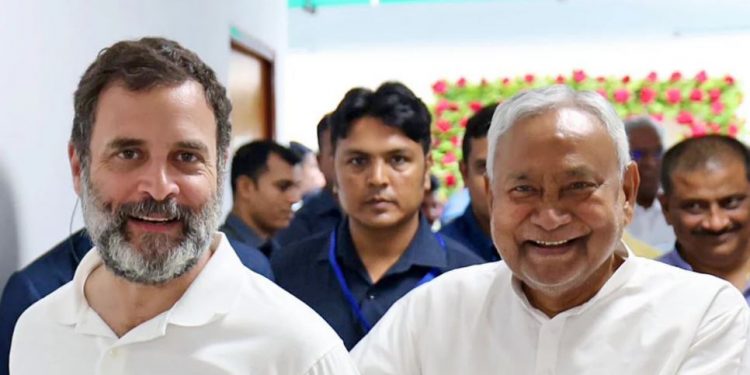 Nitish Kumar - Rahul Gandhi