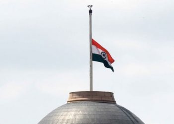 india national flag half mast