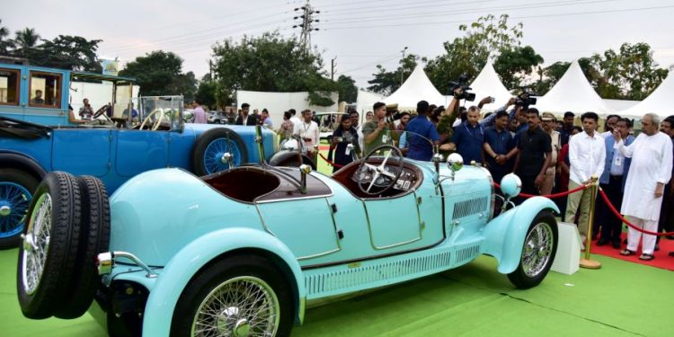Vintage car exhibition in Bhubaneswar