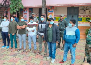 Balangir-foto-1- Arrested 7 Accused of fake Crypto currency case