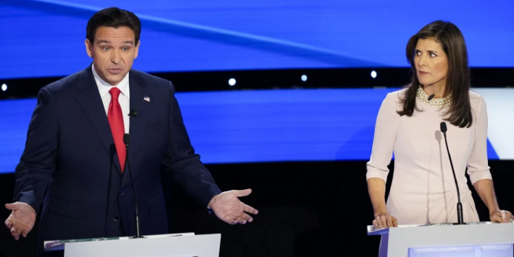 Haley, DeSantis tear into each other's records in hostile head-to-head Republican debate