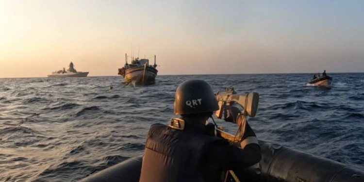 INS Chennai intercepts MV Lila Norfolk in Arabian Sea