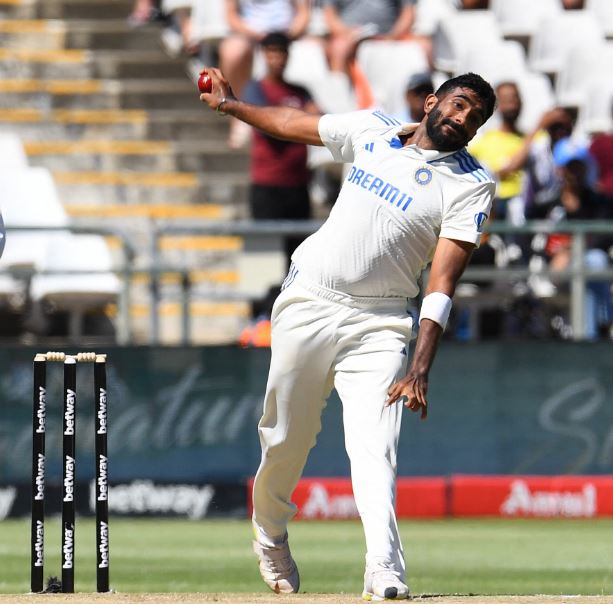 Jasprit Bumrah takes fifer in Cape Town test
