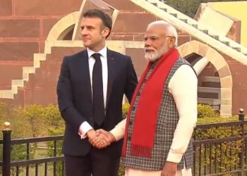 Narendra Modi - Emmanuel Macron