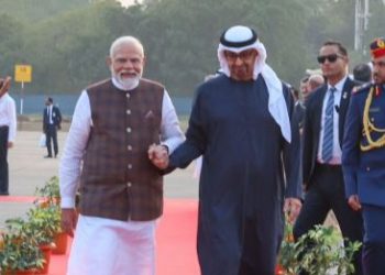 Narendra Modi - Sheikh Mohamed bin Zayed Al Nahyan