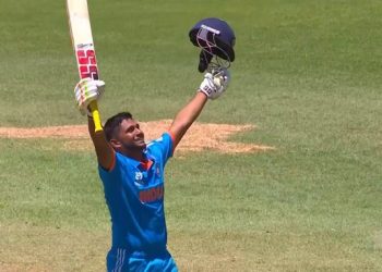 Musheer Khan's 131 powers India U-19 to 295/8 against New Zealand in World Cup