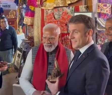 Narendra Modi - Emmanuel Macron