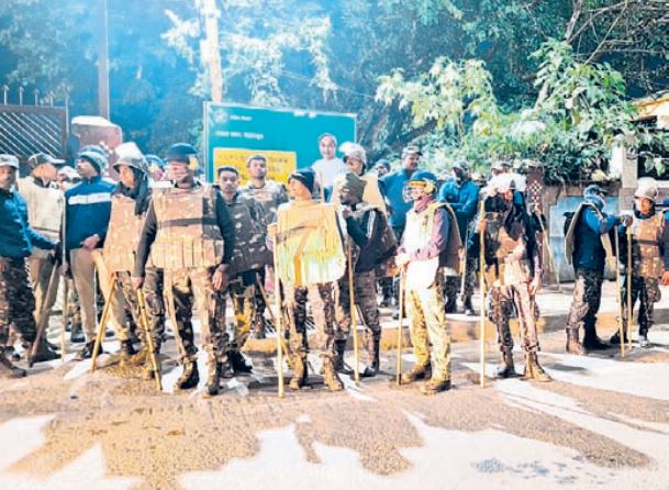 Sambalpur road accident protest