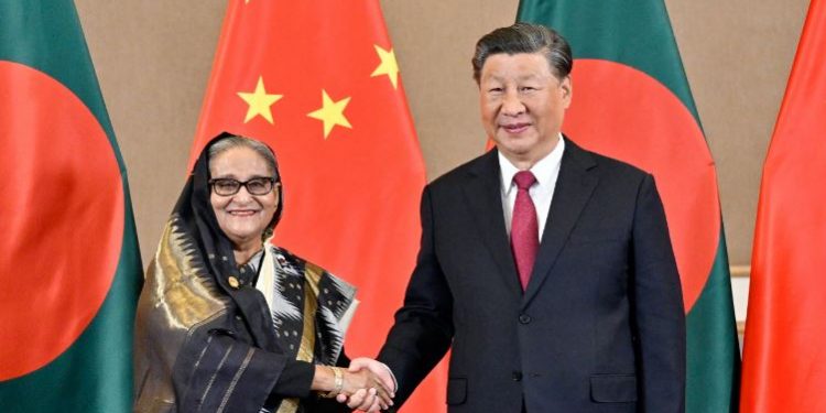 Sheikh Hasina - Xi Jinping