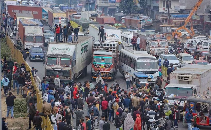 Truckers Protest