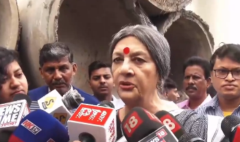 CPI(M) leader Brinda Karat stopped from going to Sandeshkhali