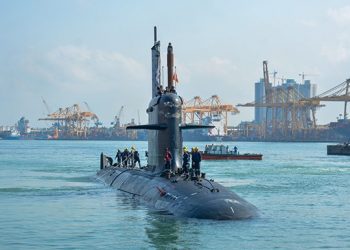 Indian submarine in Colombo ahead of Sri Lanka's Independence Day celebrations