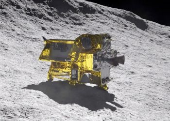 Japan's lunar probe SLIM (Smart Lander for Investigating the Moon) moon landing