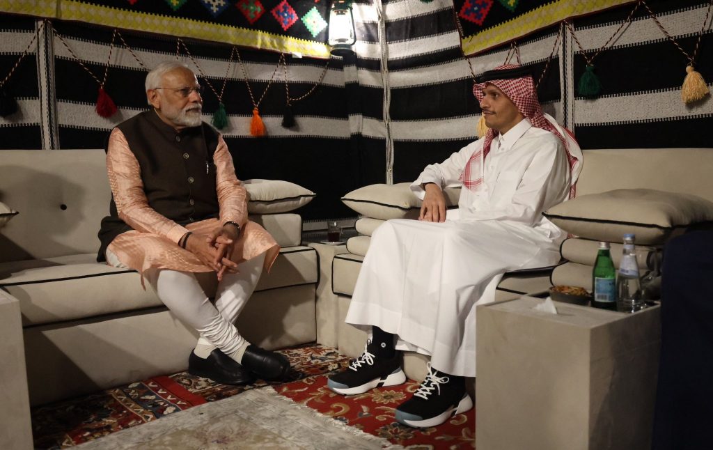 PM Modi holds talks with Qatari Emir Tamim bin Hamad Al Thani