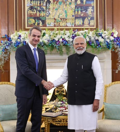 Narendra Modi - Kyriakos Mitsotakis