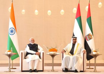 Narendra Modi - Sheikh Mohamed bin Zayed Al Nahyan