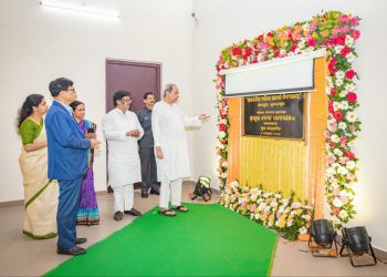 CM Naveen Patnaik inaugurates Odisha Adarsha Vidyalaya building at Andharua