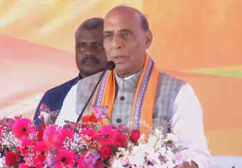 Odisha needs double engine ‘Sarkar': Rajnath Singh