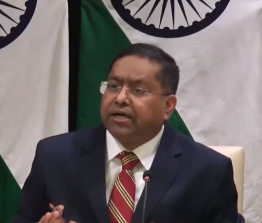 MEA spokesperson Randhir Jaiswal