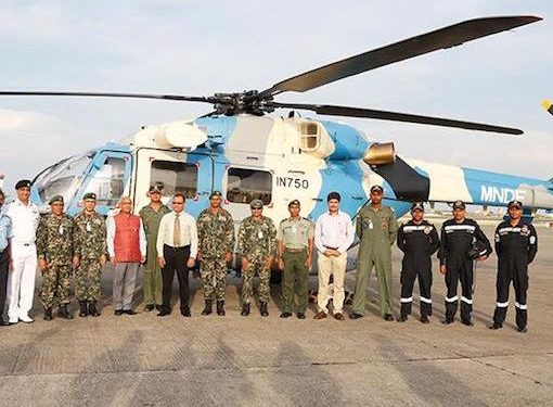 indian helicopter maldives