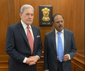 New Zealand Dy PM, NSA Doval discuss Indo-Pacific challenges