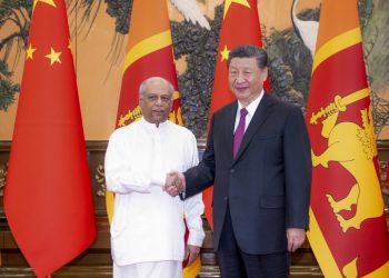 Sri Lankan PM Gunawardena meets Chinese President Xi Jinping