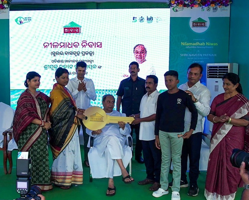 Naveen inaugurates affordable housing project Nilamadhab Niwas in Bhubaneswar