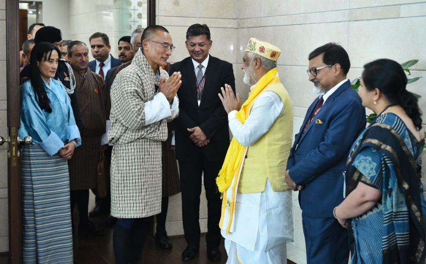 Bhutanese PM Tobgay begins India visit